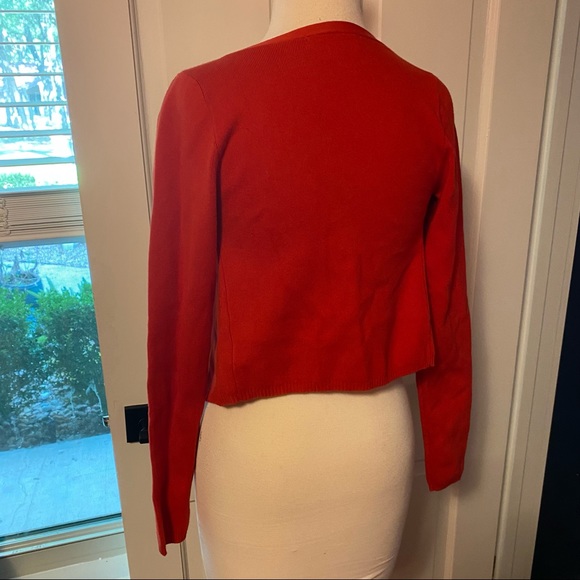 Urban Outfitters Cropped Button Up Drop V Cardigan Sweater - Picture 2 of 4